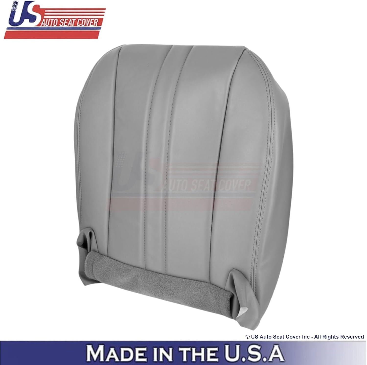 2010-2015 fits GMC Savana Van Leatherette Front Driver Side Covers Pewter Gray