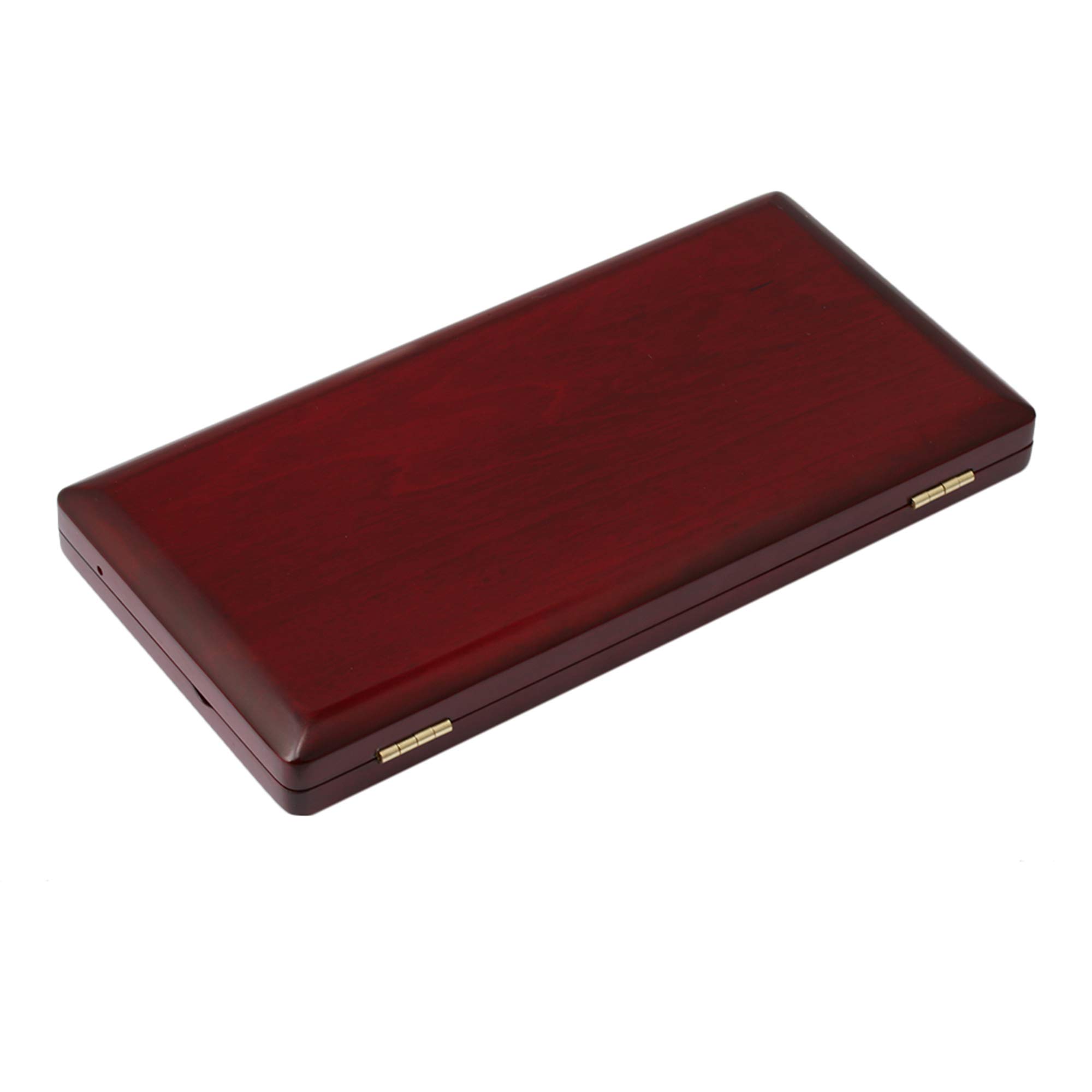 Boîte à anches pour basson en bois couleur acajou pour 9 anches avec velours doux