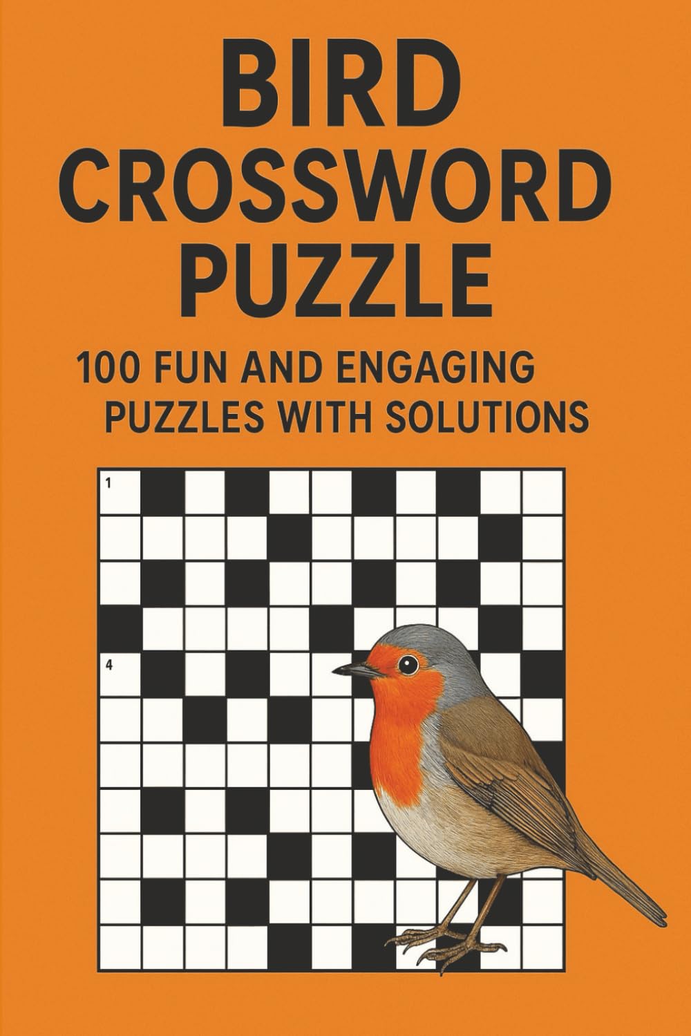 Bird Crossword Puzzle: 100 Challenging Word Games for Adults and Seniors