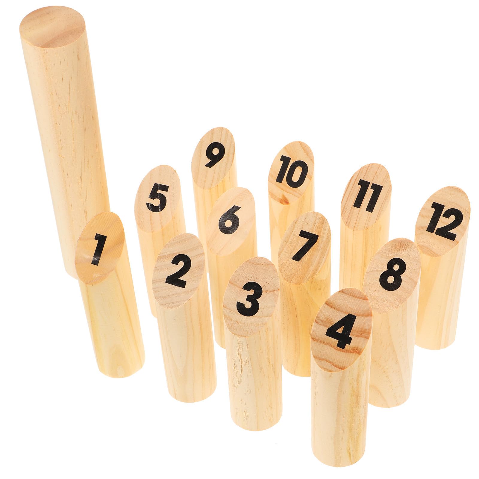 Gioco di Lancio Numerato in Legno Khaki per Adulti