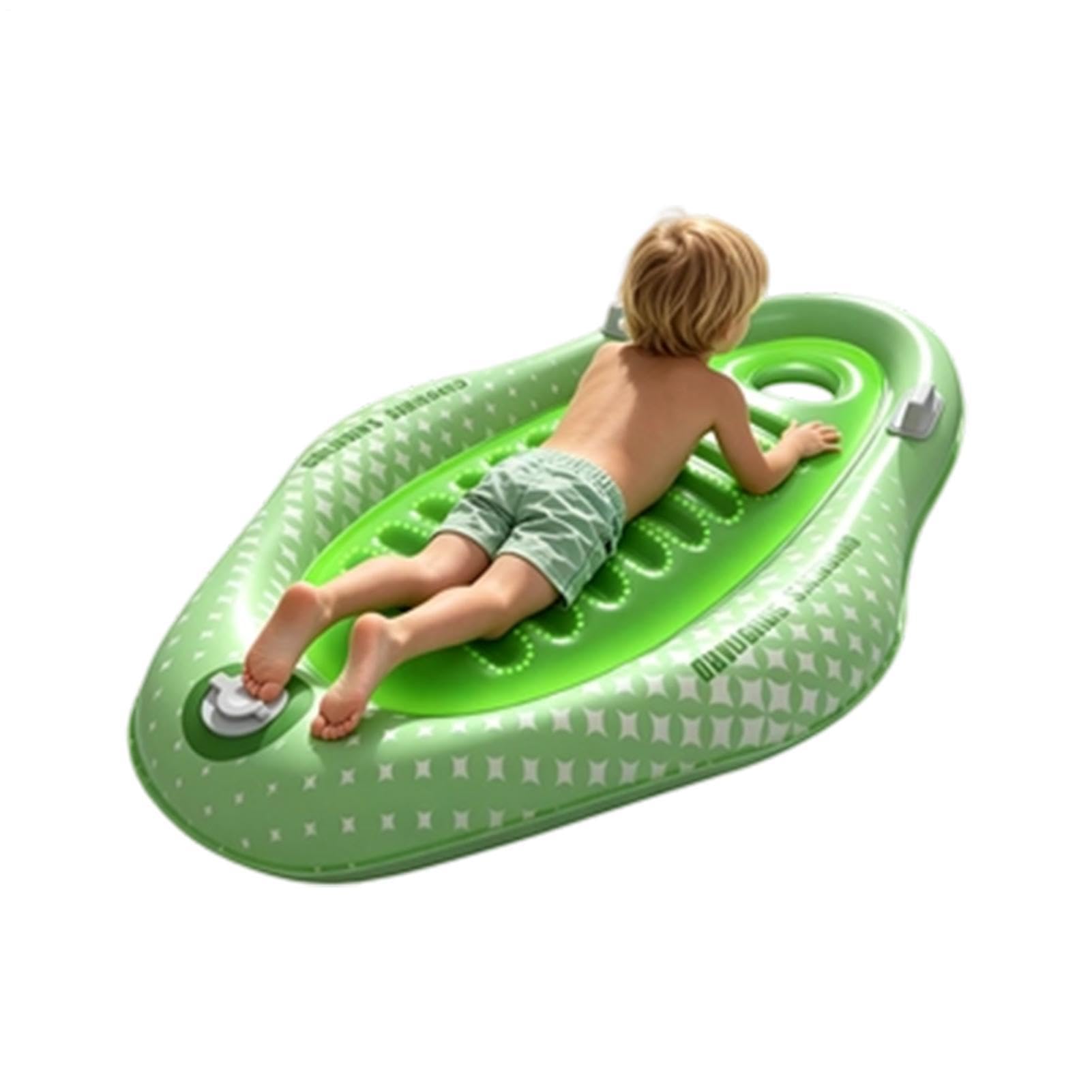 Aufblasbare – Swim Board | Lightweight Floating Inflatable Surfboard mit Handgriffen, für Pool Lake Water Surfing Sports Games Family Time Travel Trip Sports Activities