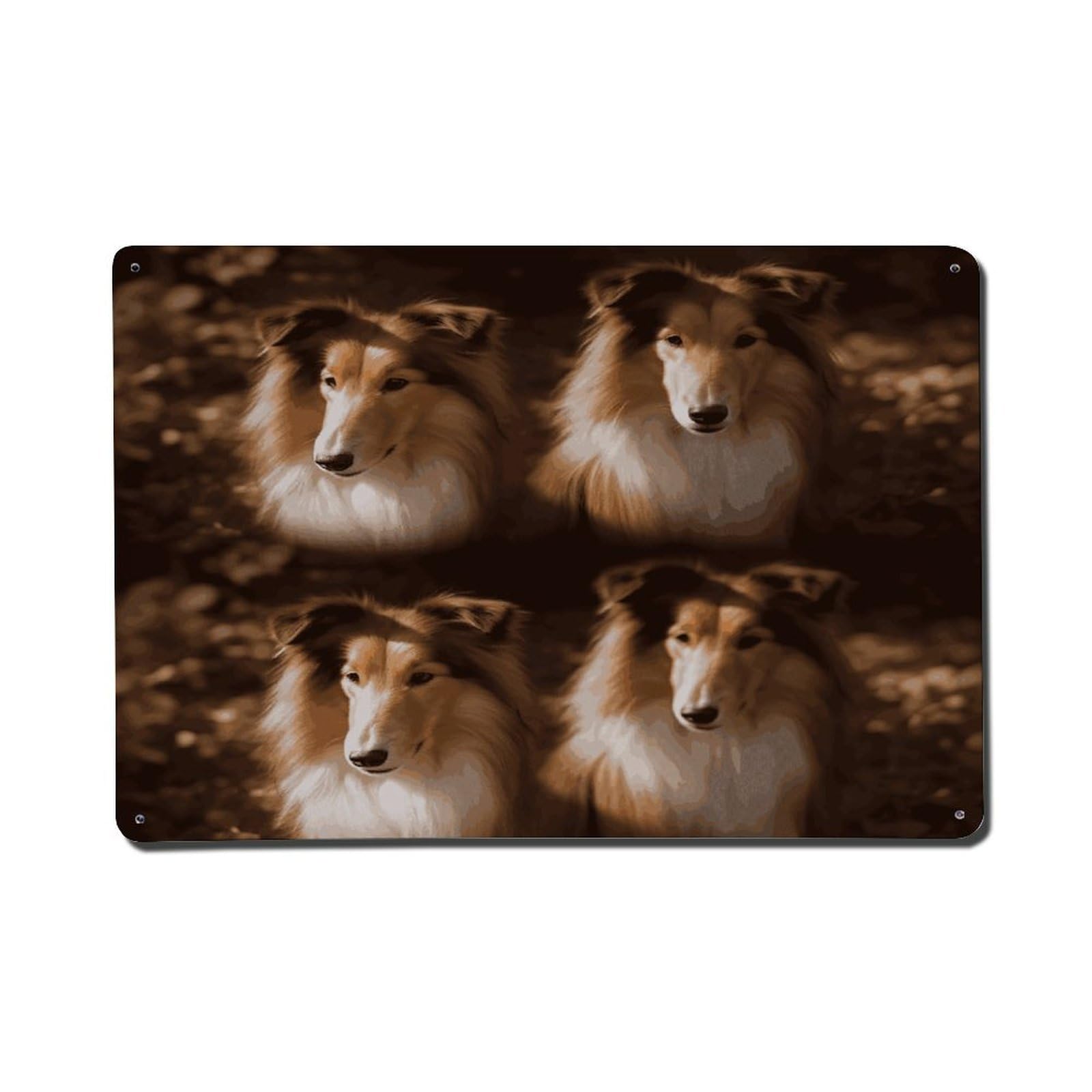 Adfgyerh Style Shelties Metal Signs Funny, Aluminum Tin Sign Indoor Outdoor Decor, Vintage Signs For Home Office Kitchen Bar Cafe Garden Farmhouse Wall Decor