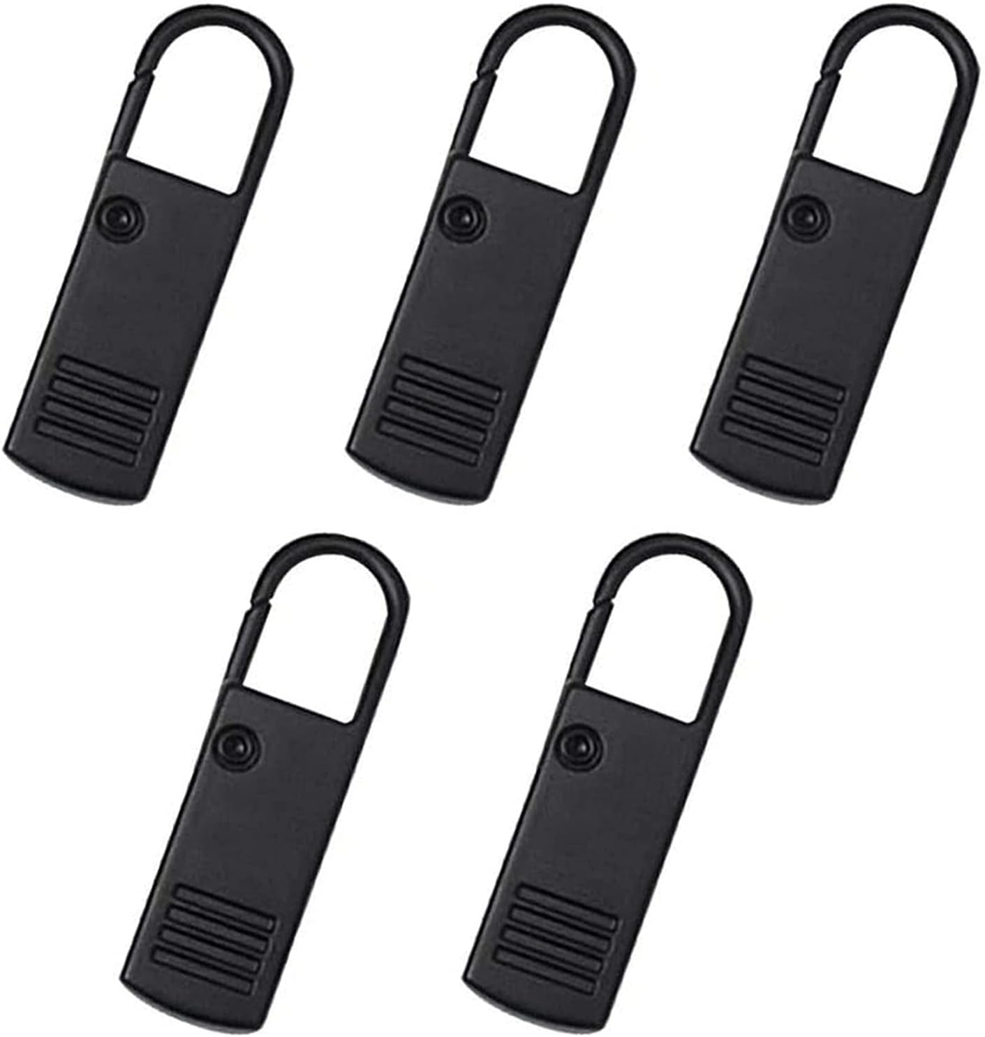5PCS Zipper Pulls Replacement Metal Zipper Gripper Mend Extension Easy