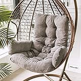 [Paquet inclus]: coussin de chaise suspendue à coquille d'oeuf coussin intérieur et berceau extérieur. (Le prix que vous avez payé est uniquement pour le coussin, sans compter une chaise.)