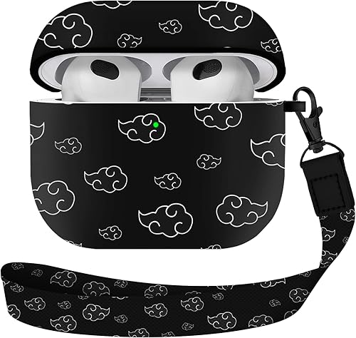 Miniatura 36 de Maxjoy Funda para Airpods Pro, serie de diseño de dibujos animados de anime, funda de Apple Airpod Pro para AirPods Pro 2019, fundas inalámbricas