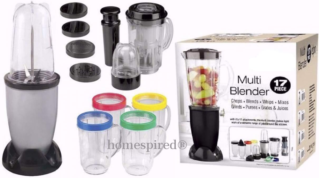 Homespired® MultiFunctional Blender 17PC JUICER Smoothie Maker