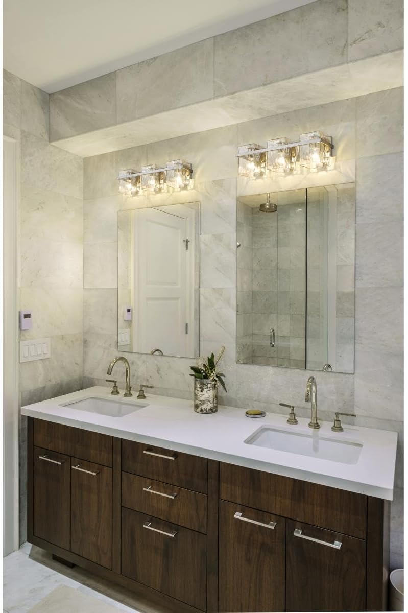 Z-Lite 1938-3V-BN Bennington Vanity, 3-Light 300 Total Watts, Brushed Nickel