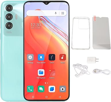 6.6 Inch 3G Unlocked Cell Phone with 3GB RAM 64GB ROM for Android Smartphonee (Green)