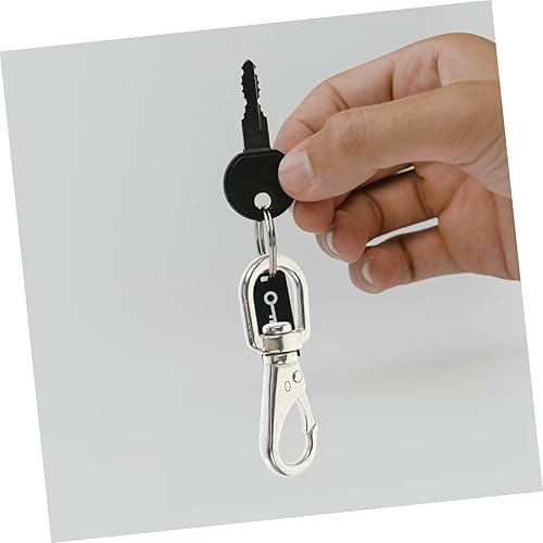 Miniatura 2 de HAPINARY 6 piezas de liberación D de pinza de langosta multifunción organizadores de hallazgos de resorte llaveros de aro rápido joyería para