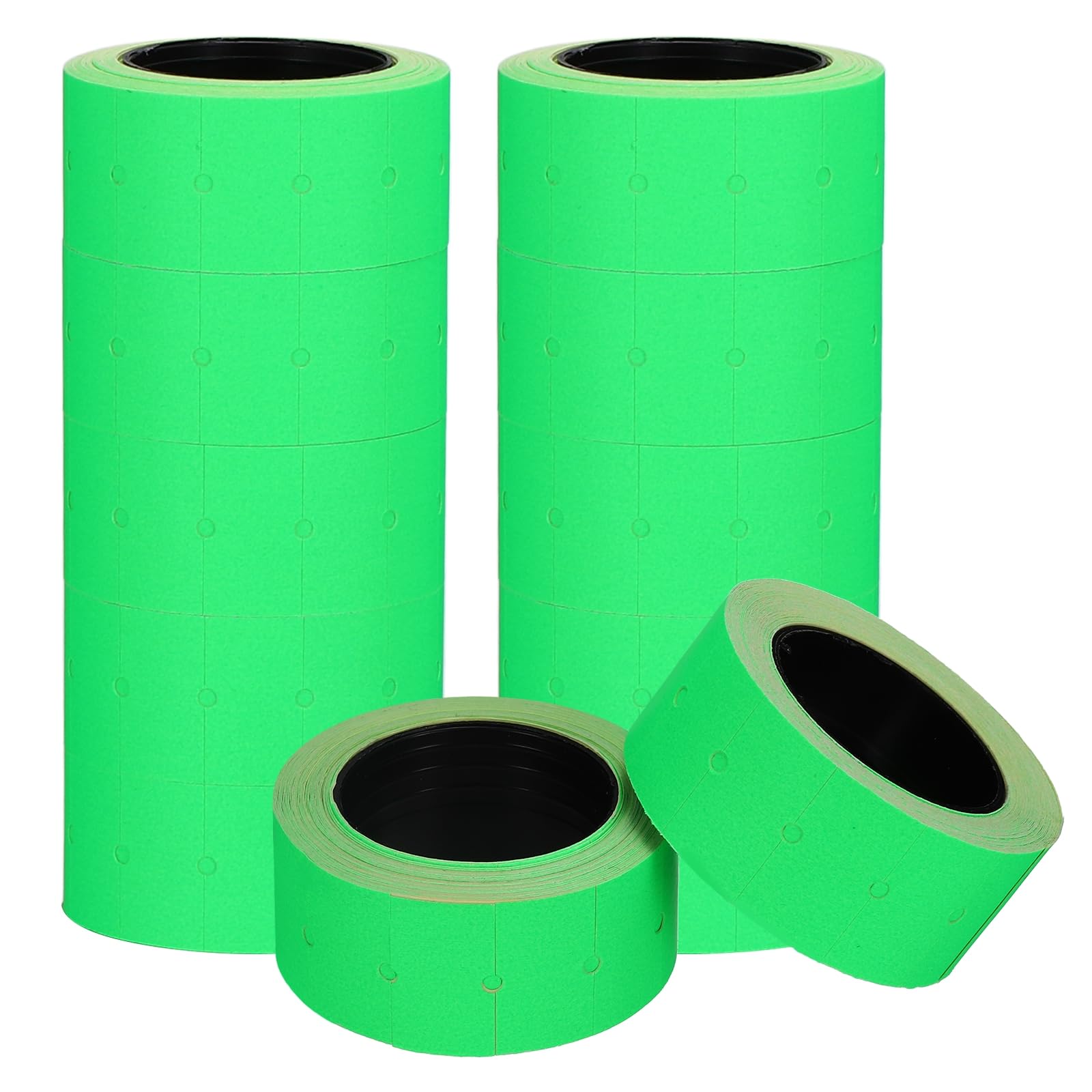 PATIKIL Price Gun Labels for Mx-5500, (10 Roll 4000Pcs, Green), Sticky Price Marker Label Stickers Blank Tag Stickers, Suit for - Retail Shop Office