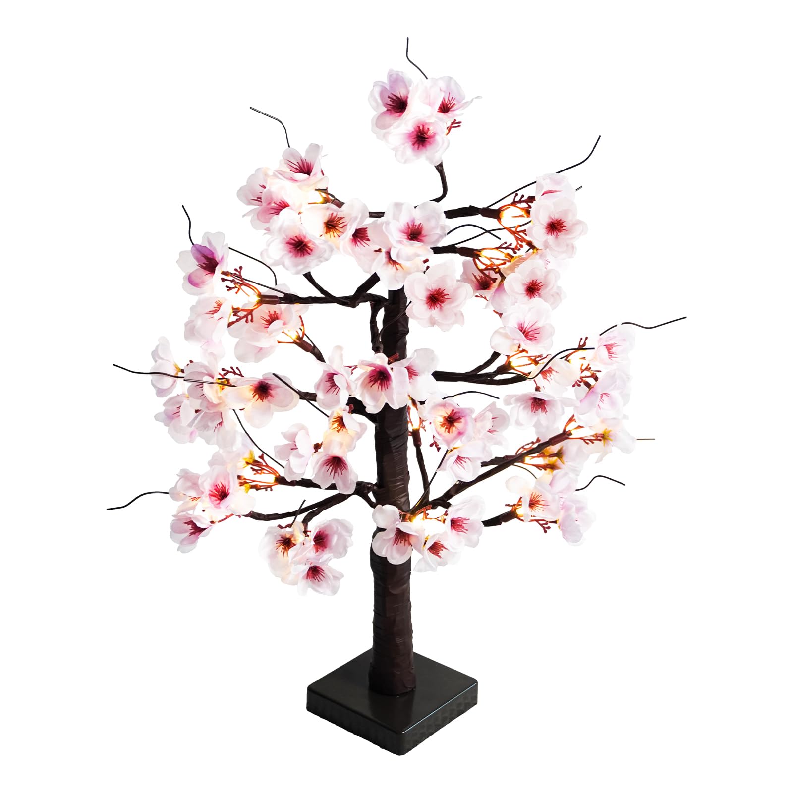 Uieke 24IN Lighted Cherry Blossom Tree