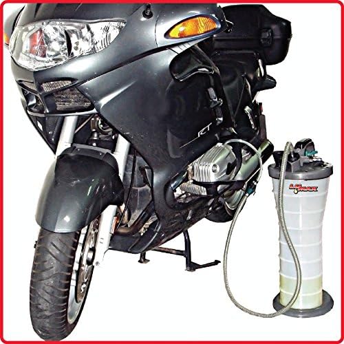 Miniatura 7 de LUMAX LX-1314 OroPlata ManualNeumático 2 en 1 Extractor de Fluidos (2.6G 10L Capacidad). Adecuado para Líquido de Frenos, Aceite de Motor, Aceite de