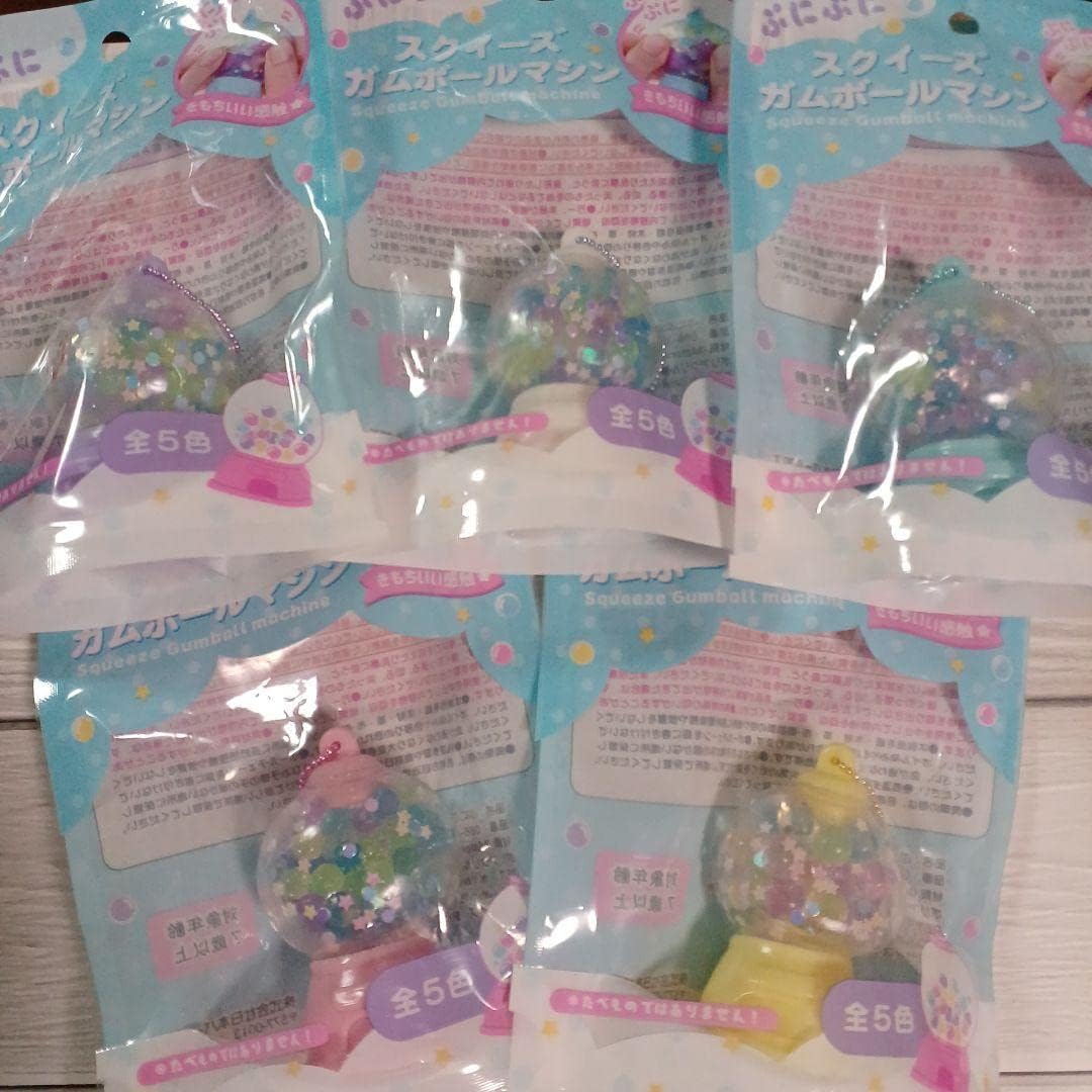 Amazon ぷにぷに スクイーズ ガムボールマシン 5色セット コンプリート アニメ・萌えグッズ 通販