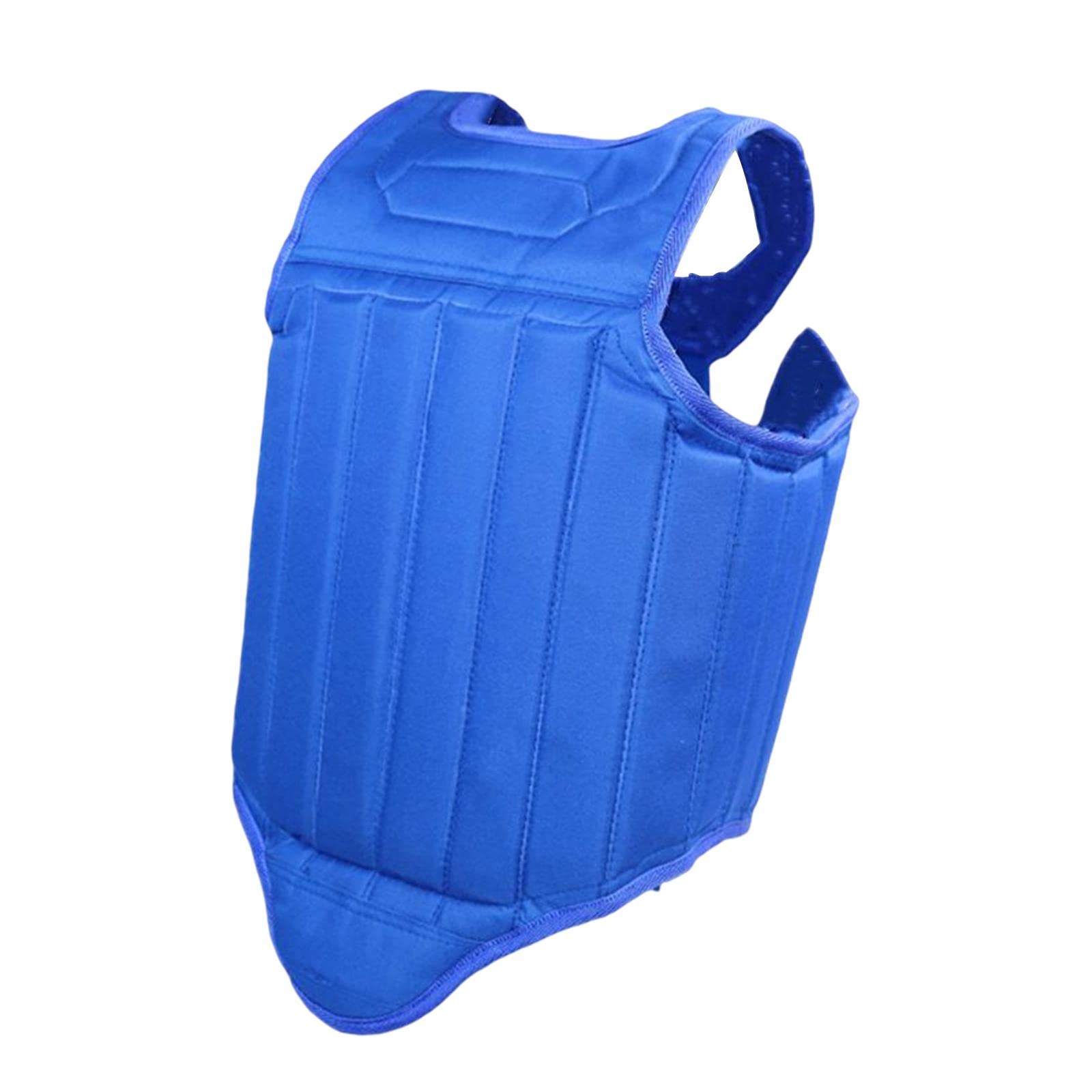 Enakshi Uni Karate Chest Guard Taekwondo Protector Muay Thai Rib Shield Armour Blue M (Chest Guards)