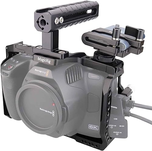 Kit de jaula para cámara compatible con BMPCC 6K Pro y 6K G2 para cámara Blackmagic Pocket Cinema 6K Pro y 6K G2
