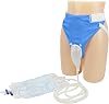 Urine Bottles for Men Reusable Portable with 2 Urine Bags (Blue Older Men)