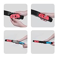 Vista 6 de HEATFUN Switch Hand Grip, controlador de juego compatible con Switch Games Wolfenstein 2 The New Colossus - Negro (paquete de 1)