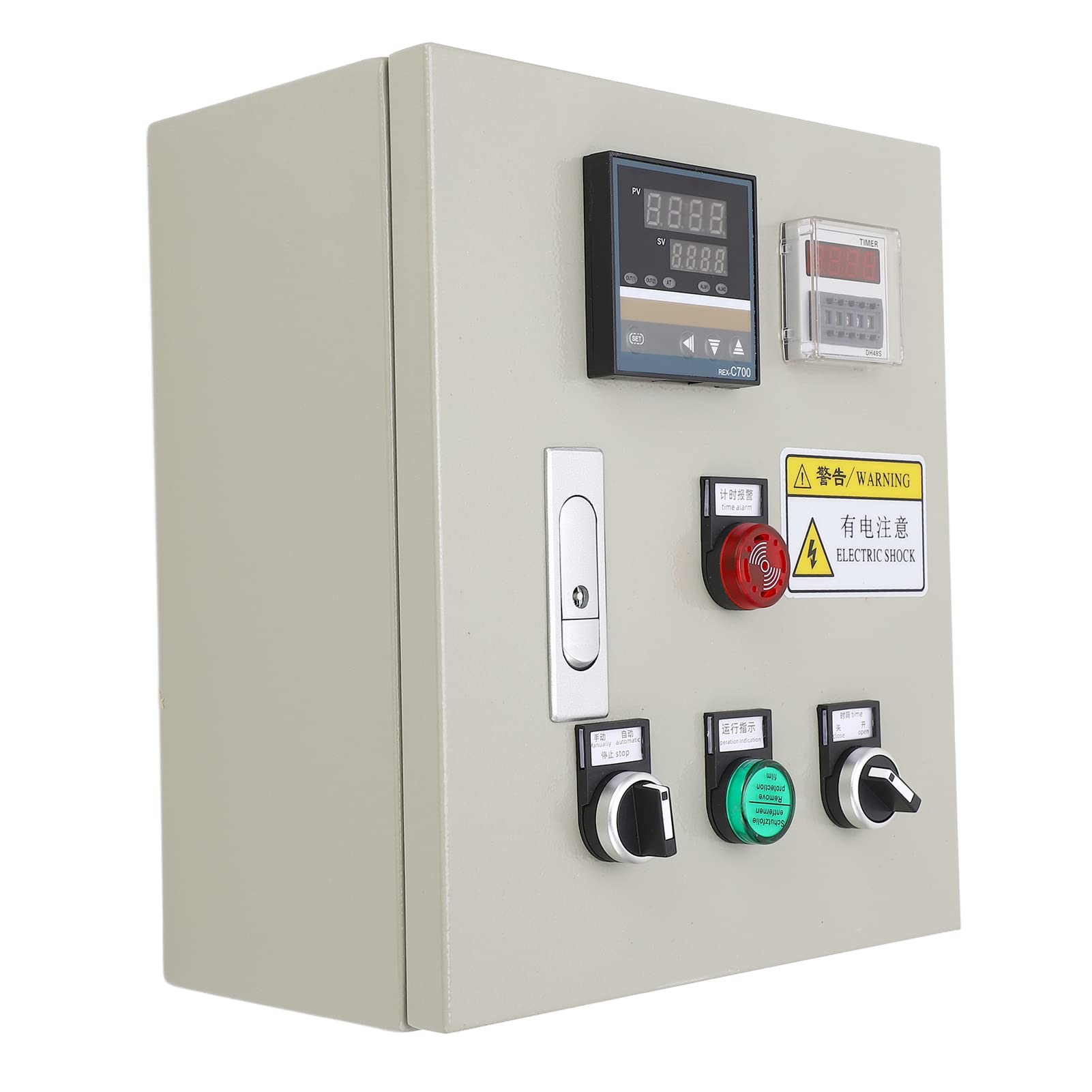 Alomejor Caja de Control de Temperatura del Termostato PID de Alta Precisión 15KW 380V para Hornos y Máquinas de Curado con Instalación Integrada