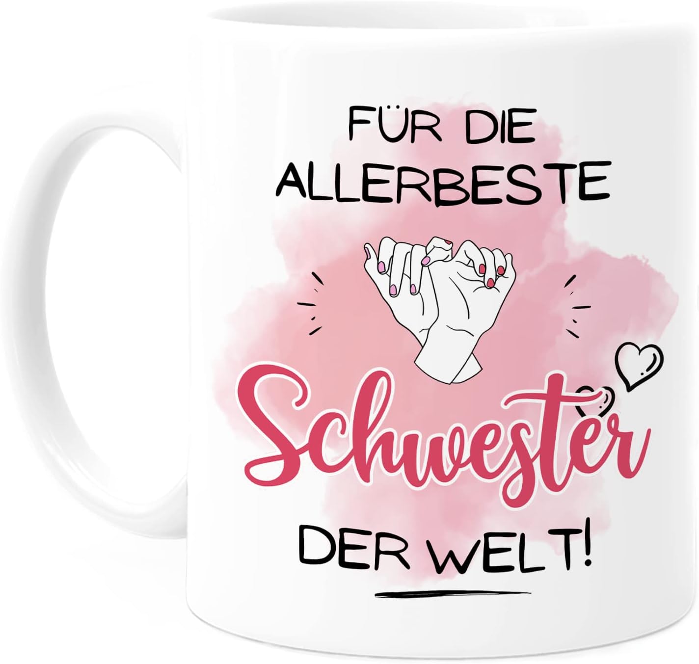 Tasse "Best Sister Ever" - Cadeau Personnalisé Pour Sœur - Céramique Lave-vaisselle