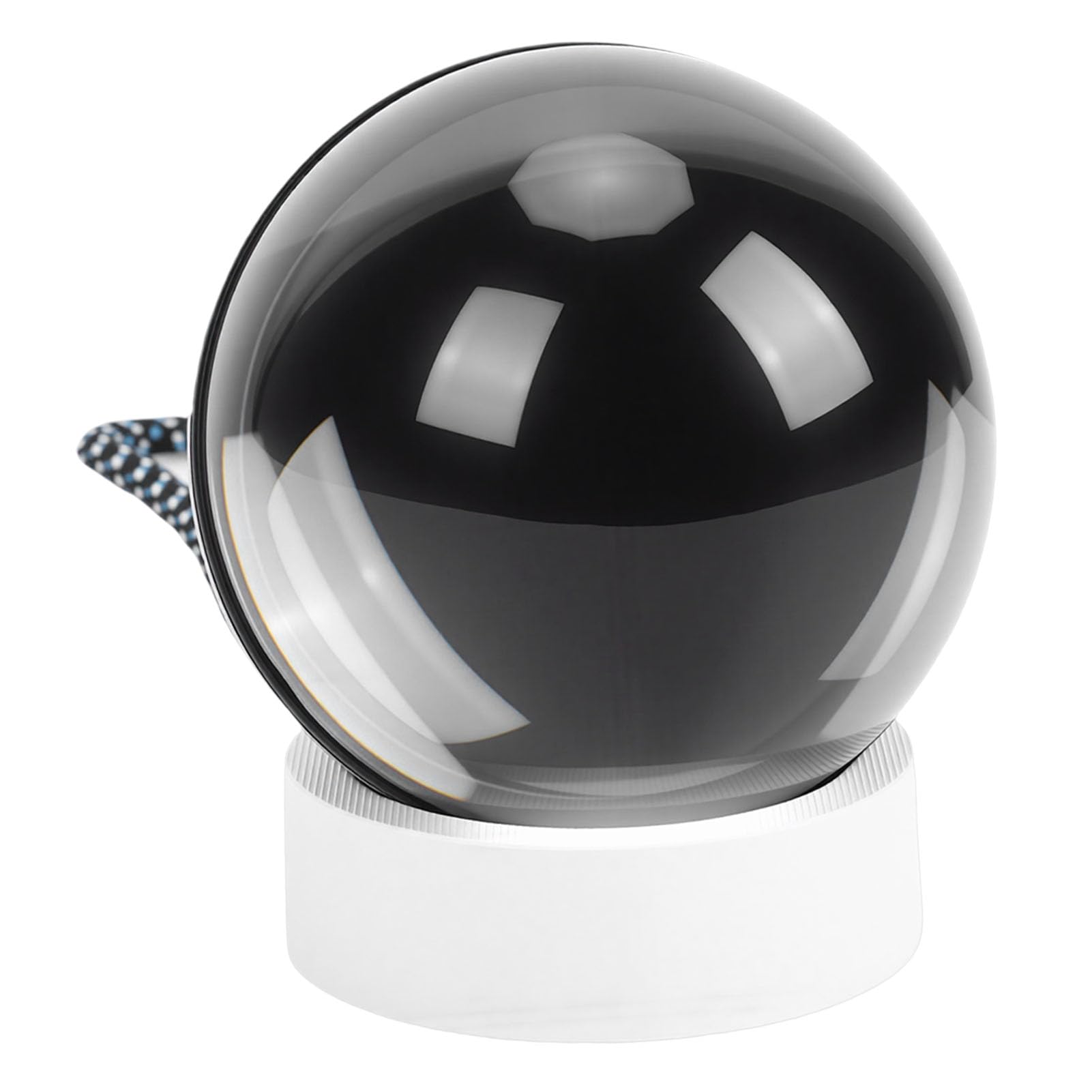 RIZGHWOY Lampada a Sfera di Memoria, Luce Notturna con Sfera di Cristallo 3D da 2,76 Pollici con Immagini Fluttuanti, Video Caricabili Foto Musica, per Regalo di Compleanno