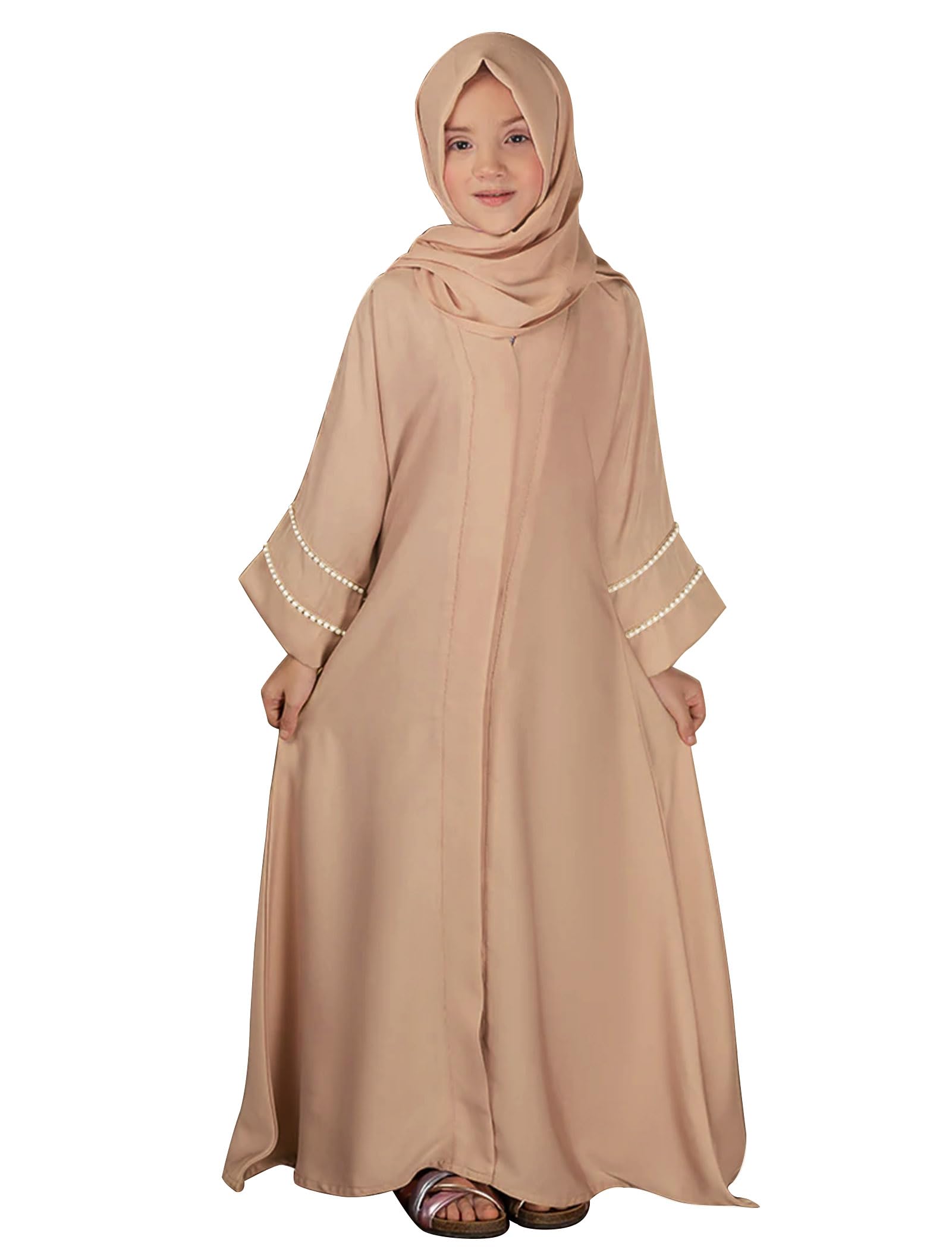 Muslim Abaya For Girls Islamic Prayer Abayas Dress with Hijab Ramadan Cardigan Kaftan Robe Dresses Dubai Outfits