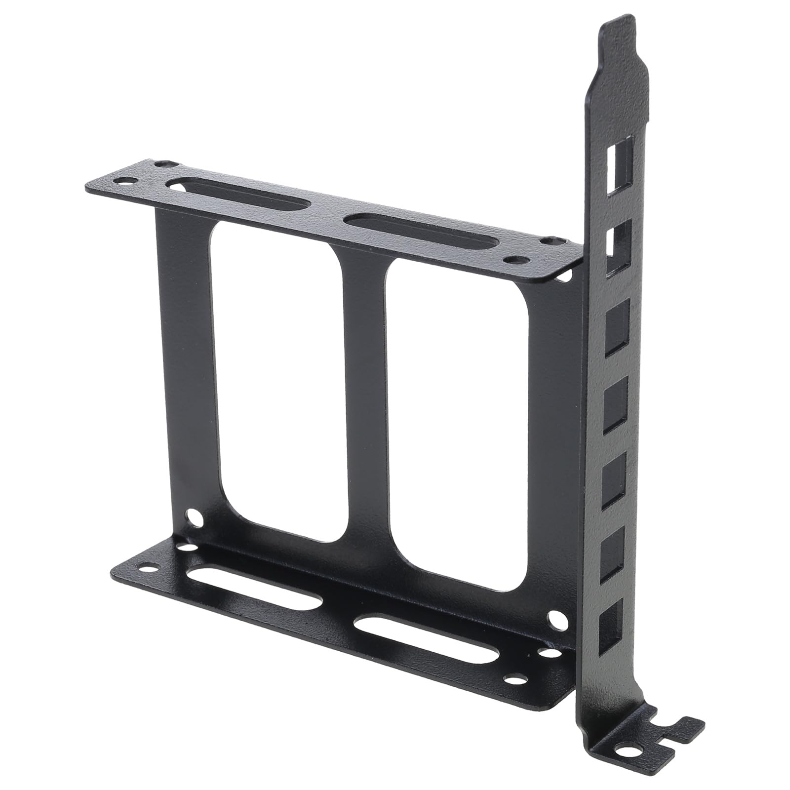 Staffa di montaggio stabile per computer desktop per slot per schede di espansione telaio in metallo per archiviazione sicura staffa di montaggio SSD
