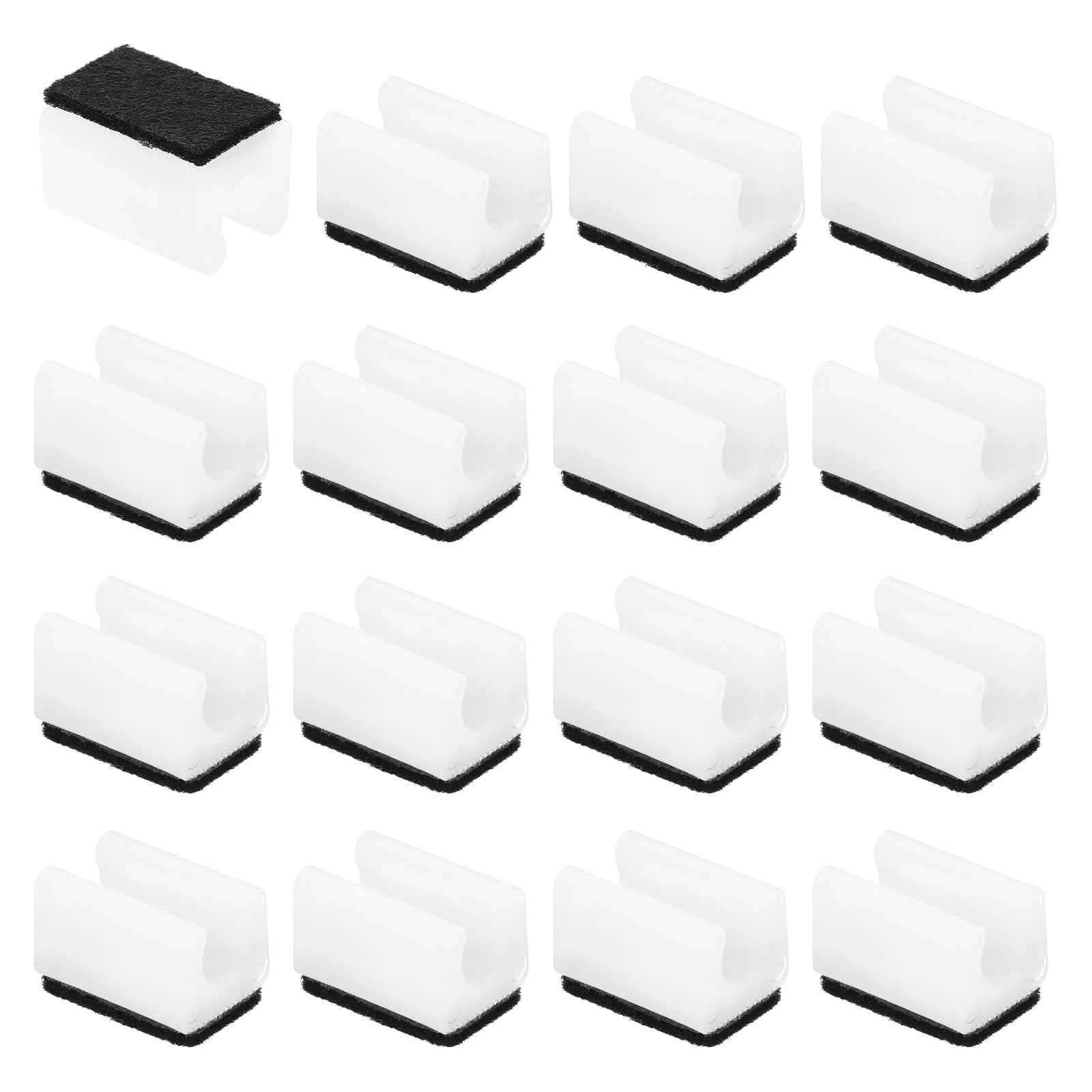 PATIKIL 16pcs Rectangle Chair Leg Cover with Felt Pad