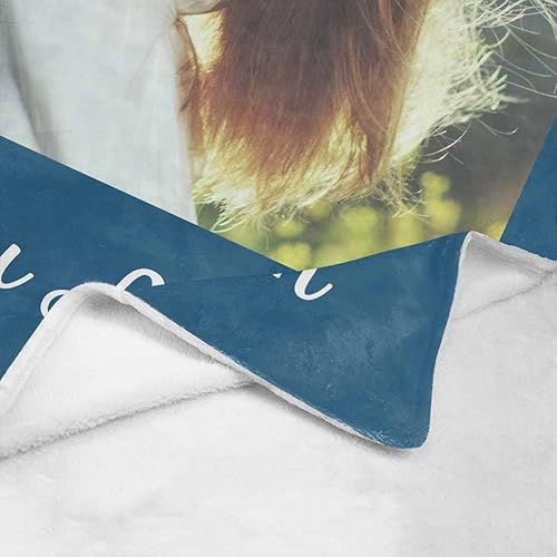 Miniatura 6 de Manta personalizada con texto fotográfico, mantas personalizadas con imagen para mamá, papá, amigos, regalo para el día de la madre, día del padre,