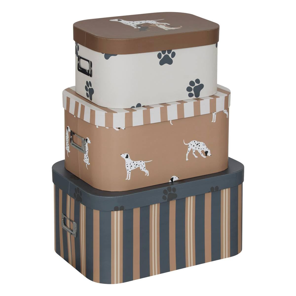 ATMOSPHERA CREATEUR D'INTERIEUR - Set di 3 scatole scott 36,8x19 cm