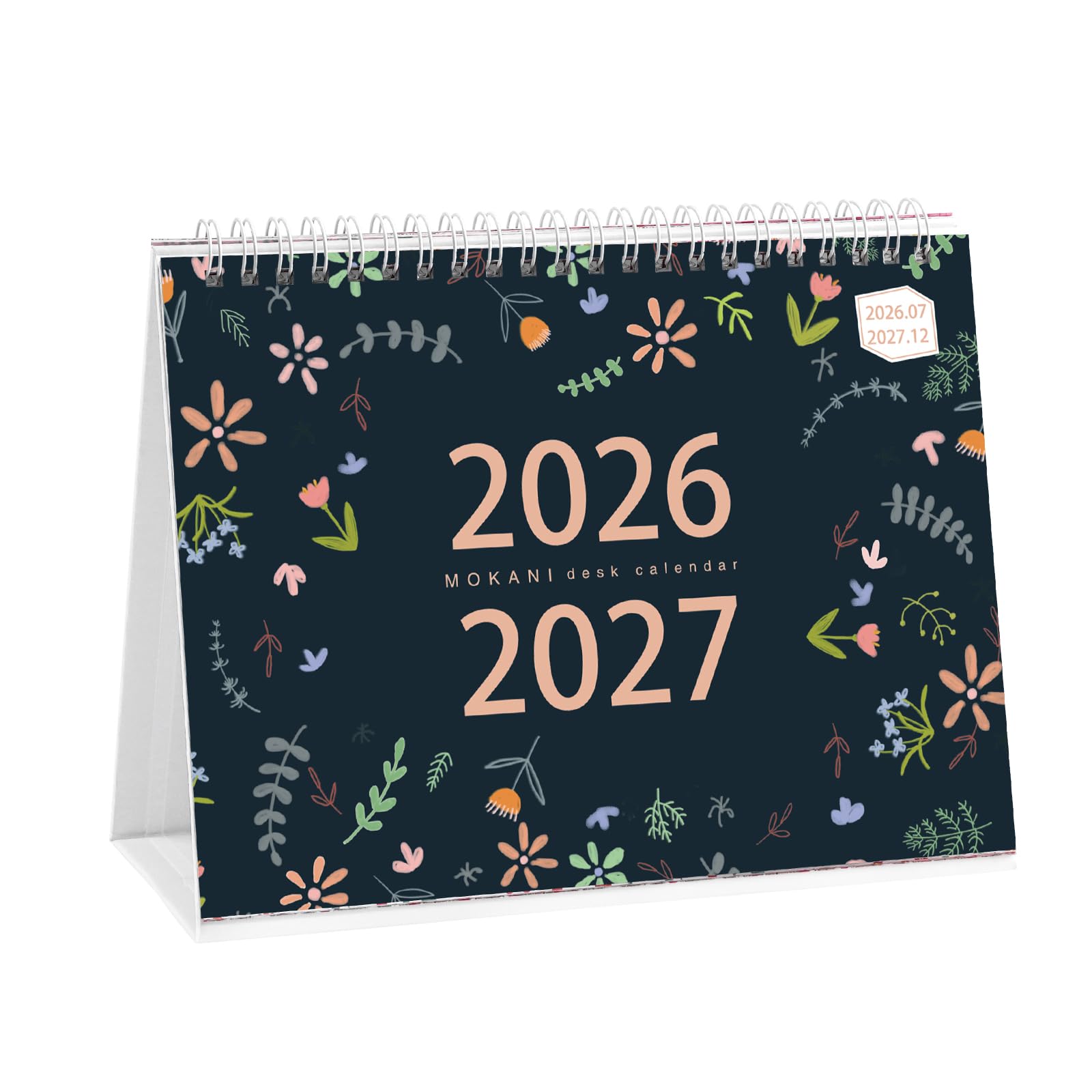 Desk Calendar 2026-2027, Monthly Desktop Calendar(Jul. 2026 - Dec. 2027)