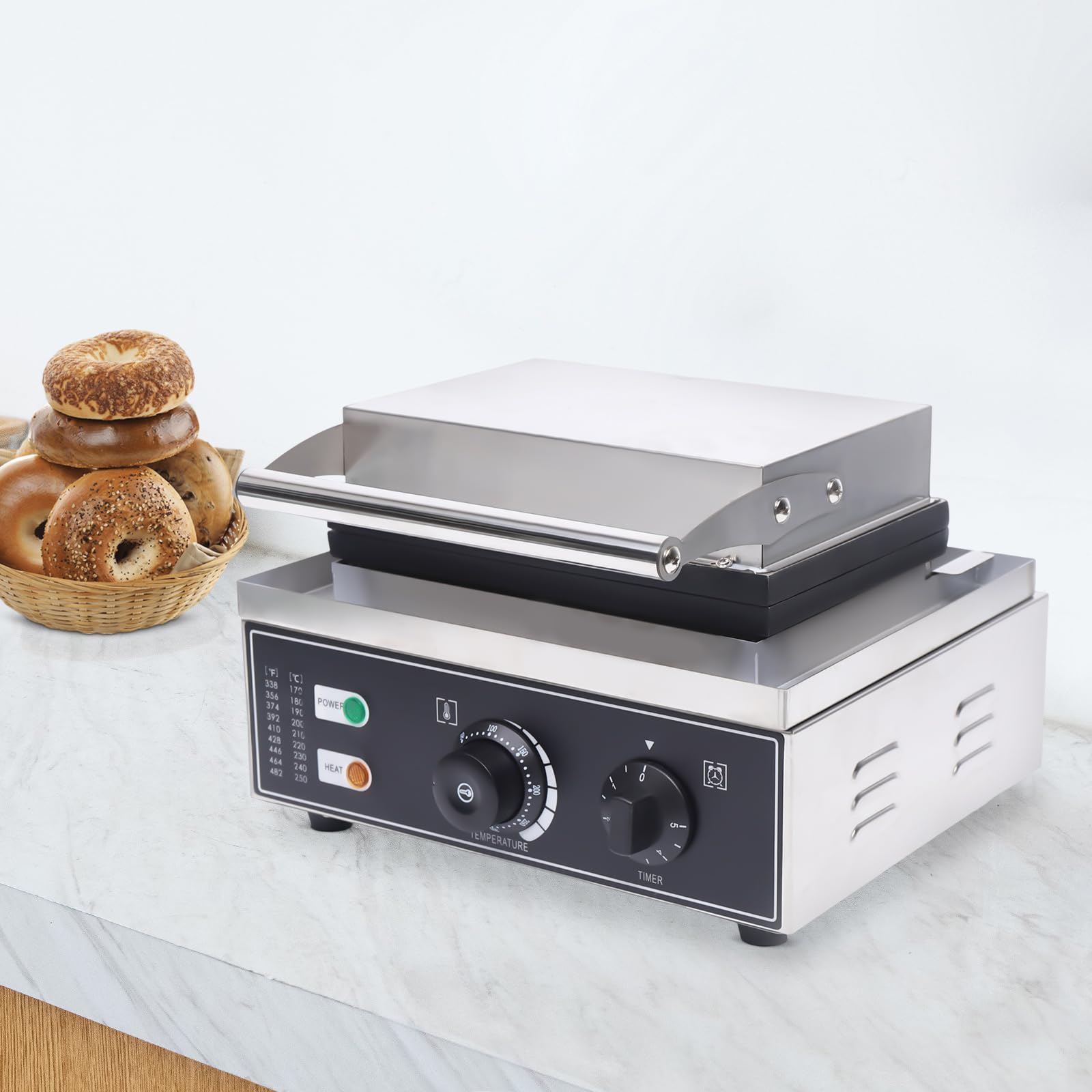 Mini Donut Maker - Non Stick 1550W Donut Maker Machine from Home, Double Sided Heating Mini Donut Maker Machine, 12 Mini Donuts For Home Picnic