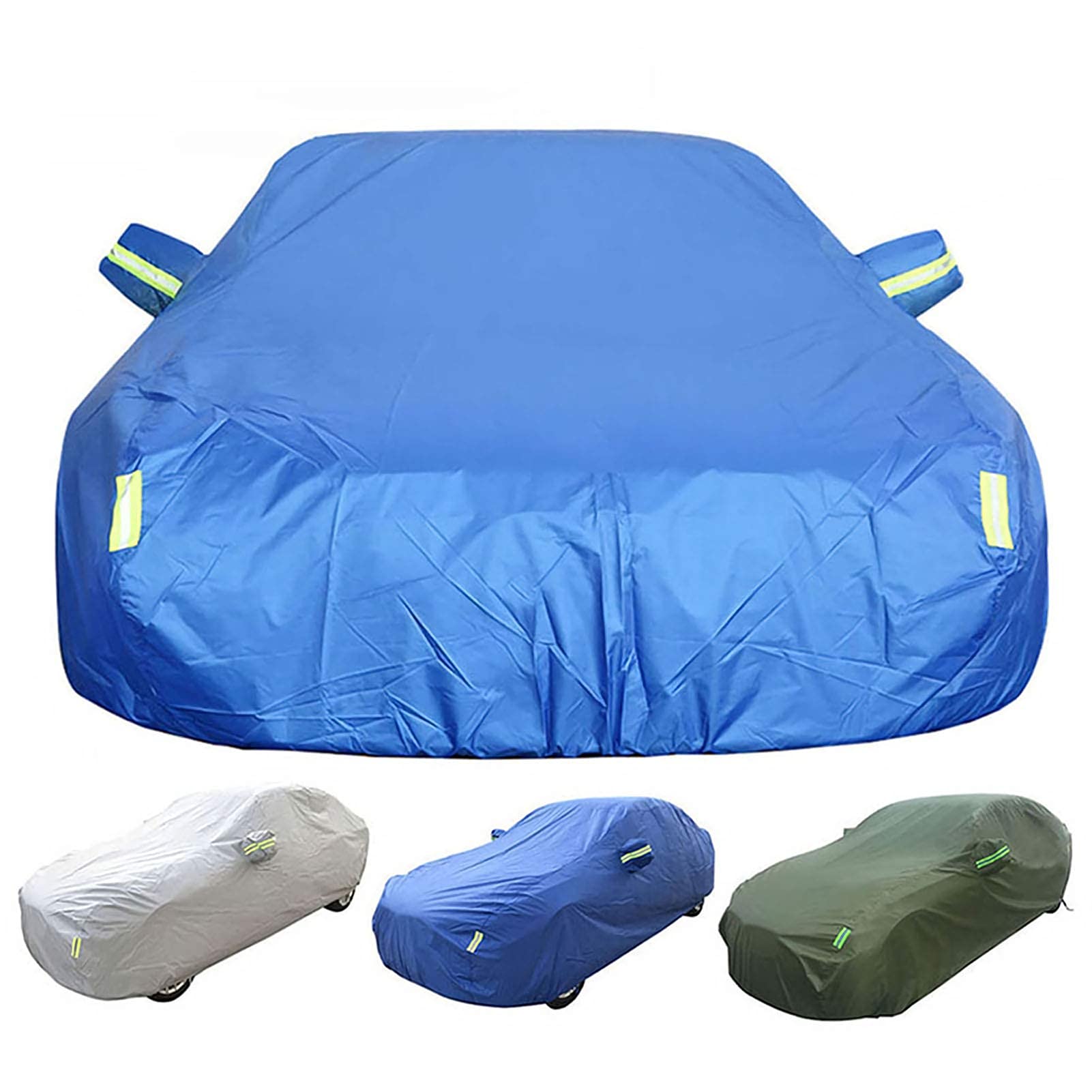 Car Cover Suitable for Nissan Cube, Waterproof Windproof Dustproof Sun Rain Snow UV Heat Scratch Resistant Outdoor Full Car Covers with Storage Bag,Blue,Kodawari Selection