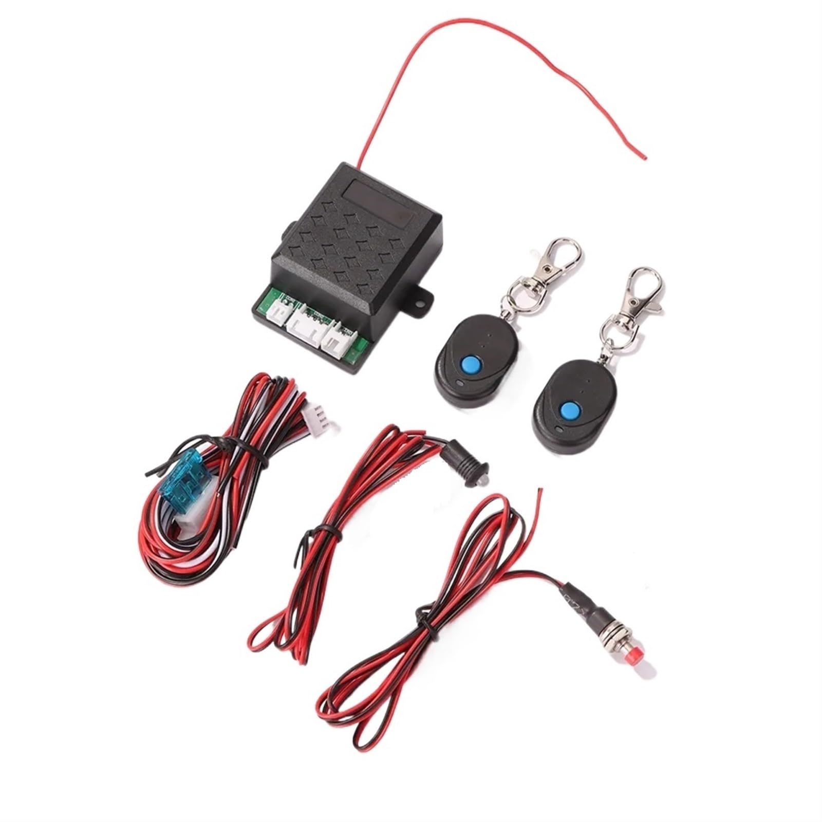 Système d'alarme de Verrouillage Moteur sans Fil, Universel du Voiture, Protection antivol, antidémarrage, Accessoires véhicule Installation Facile et Large compatibilité