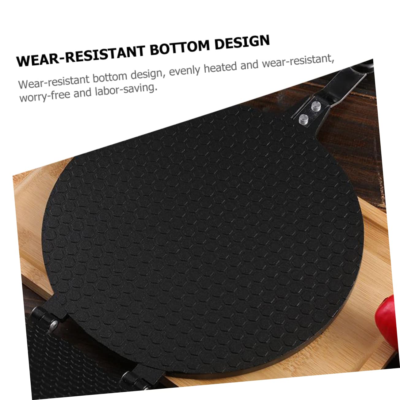 Operitacx Macchina Resistente e Nero Alluminio in Cottura Uniforme Omelette per’usura, Accessorio da Cucina per Casa e Regalo D’inaugurazione