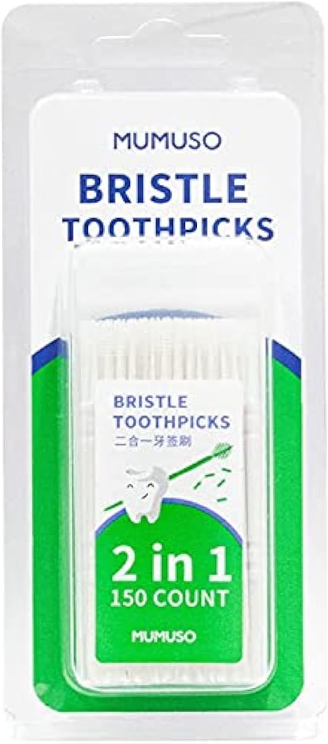 2 in 1 Bristle Toothpicks (150 Count)