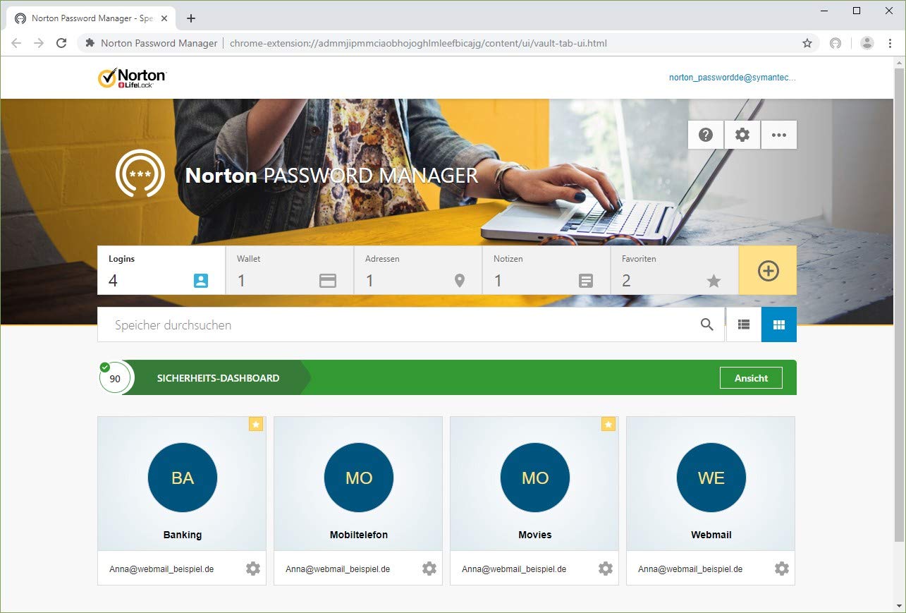 NORTON 360 Deluxe 3 dispositivi 1 anno 25 GB