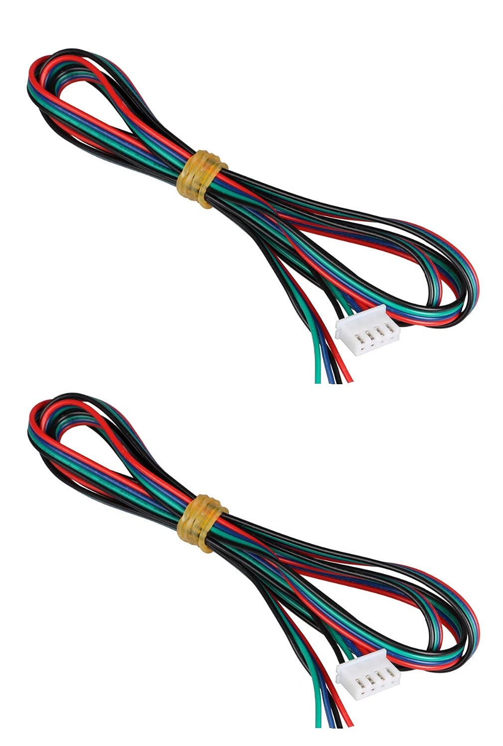 Invento 2pcs 1 mtr Nema 17 6pin XH2.54 to 4 wire connector stepper motor 3d printer-picture-19