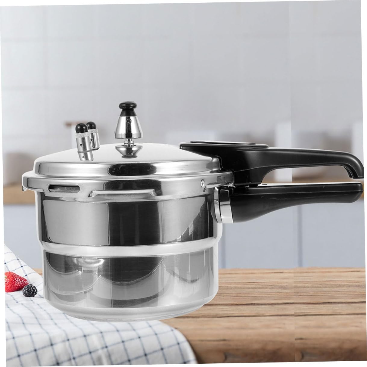 VANZACK Thickened High Pressure Cooker for Gas Stove and Induction Cooker Household Cooking Pot with Rapid Heat Conduction Uniform Heating Clean Pot for Families and Stew Cooking