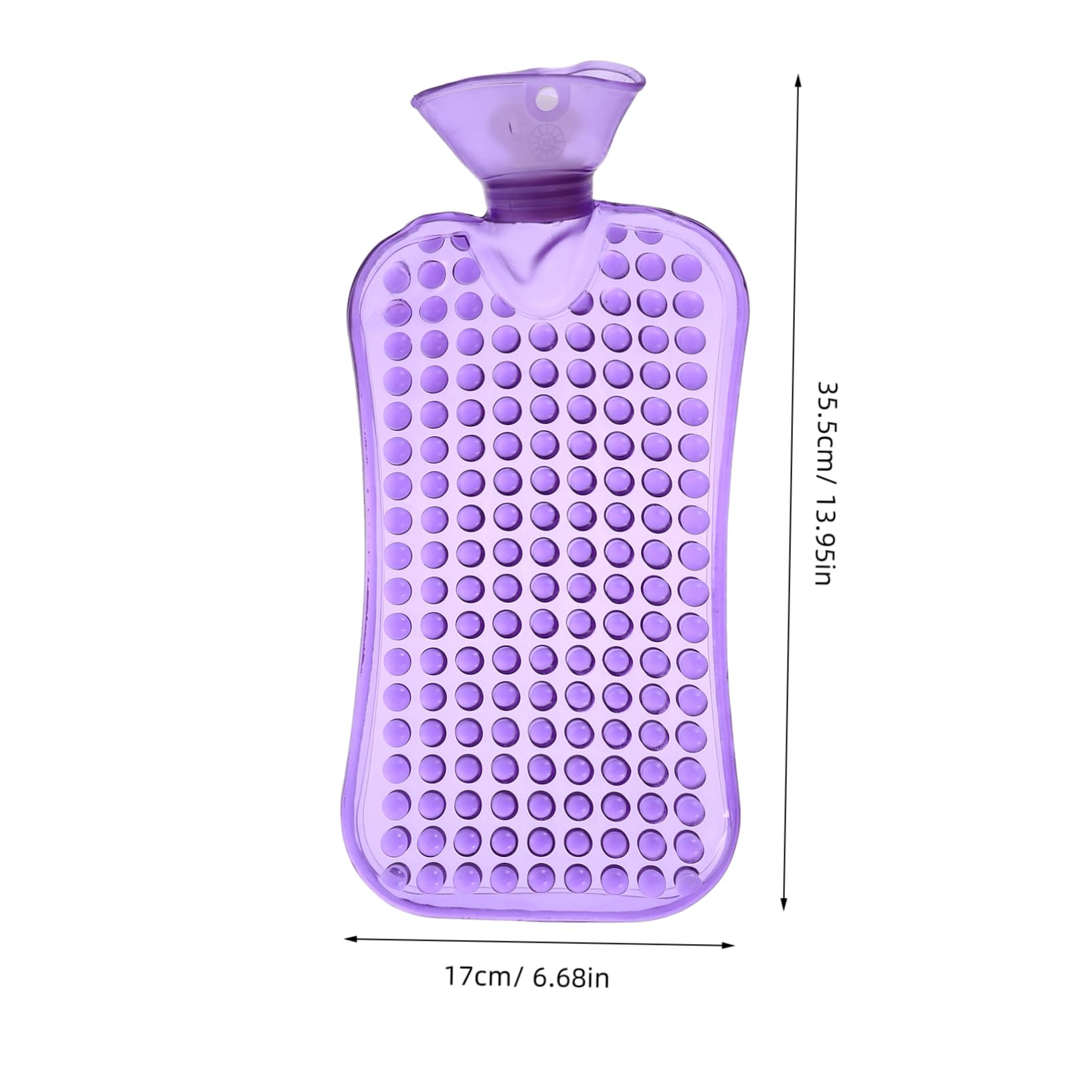 HOLIDYOYO Plush Cover Hot Water Bottle Large Capacity Hand Warmer for Winter Portable Camping Heater