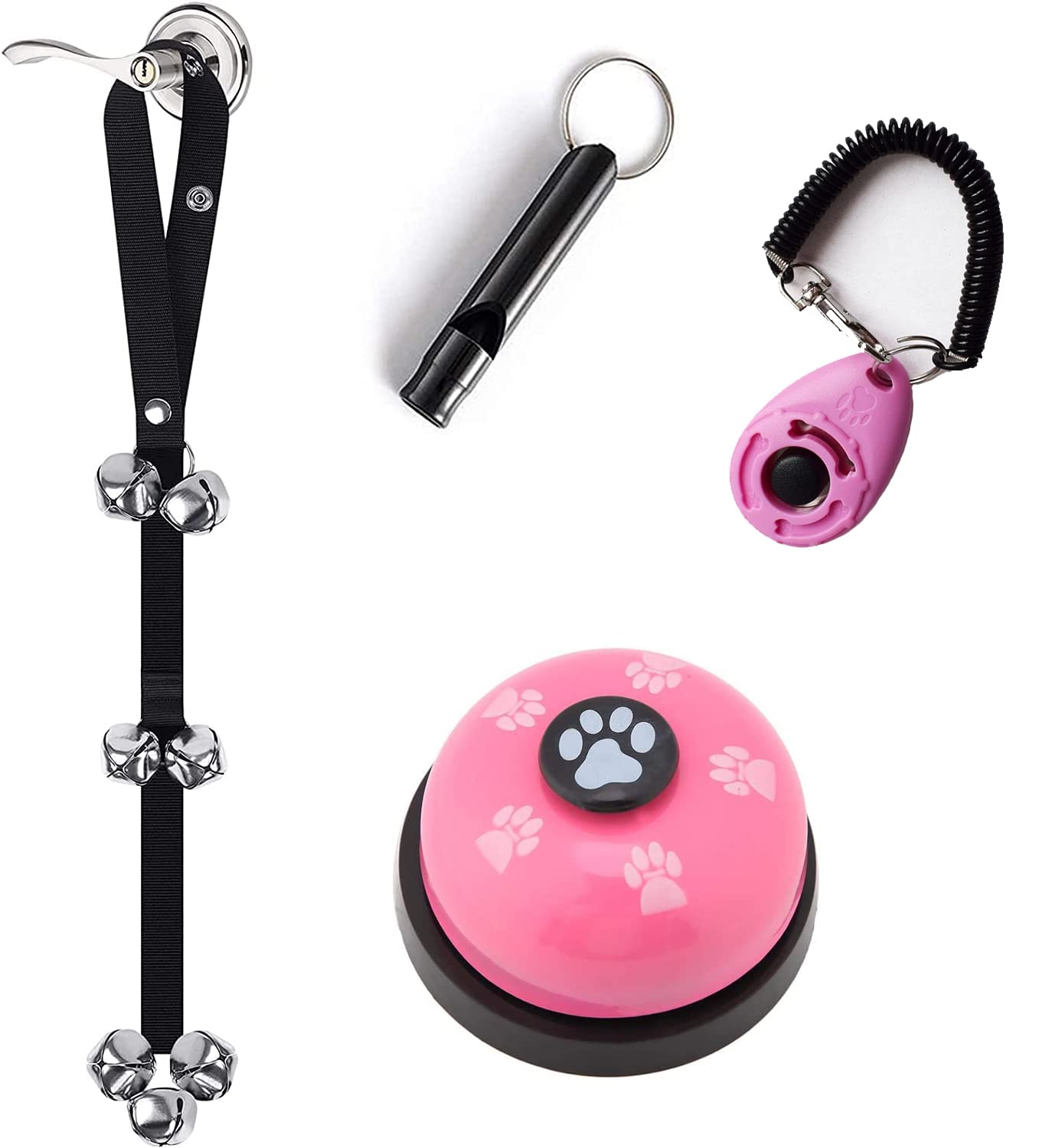 Campanelli Addestramento Cani - 2 Pezzi Con Pulsante A Zampa, Per Vasino E Giochi - Foto 9