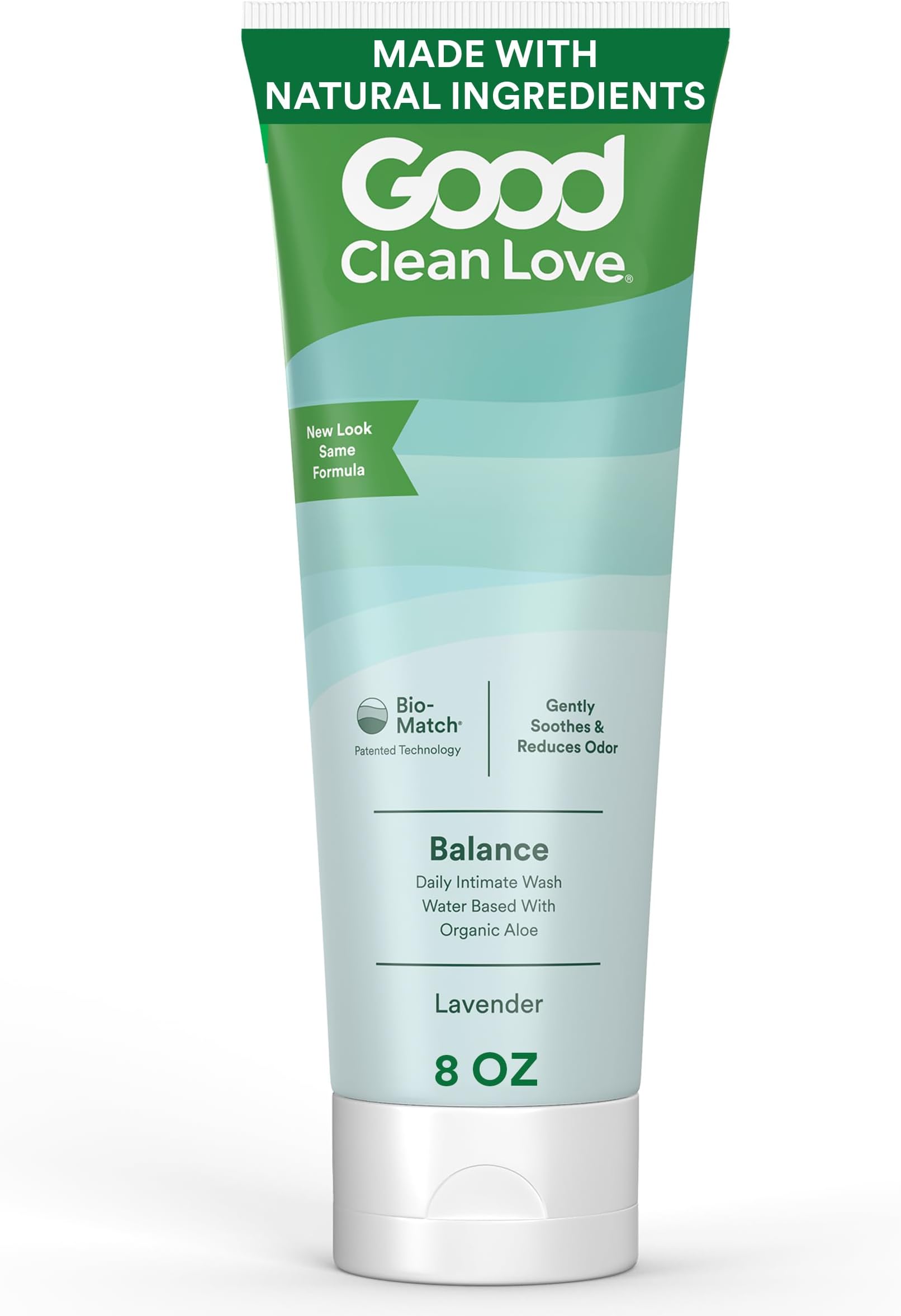 Good Clean Love Balance Feminine Wash, pH-Balanced Vaginal Moisturizer Soap f...