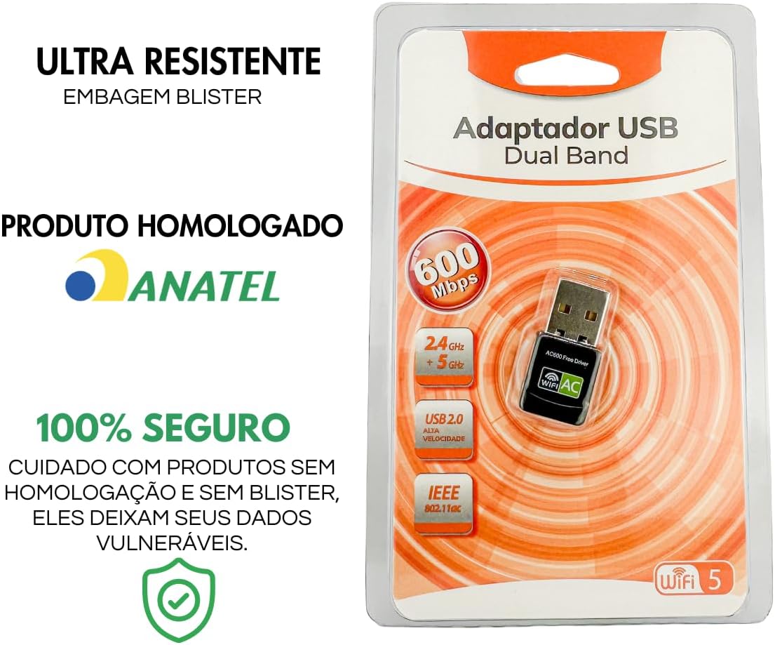 Receptor Wireless Dual Band 600mbps: Review Testado por 30 dias