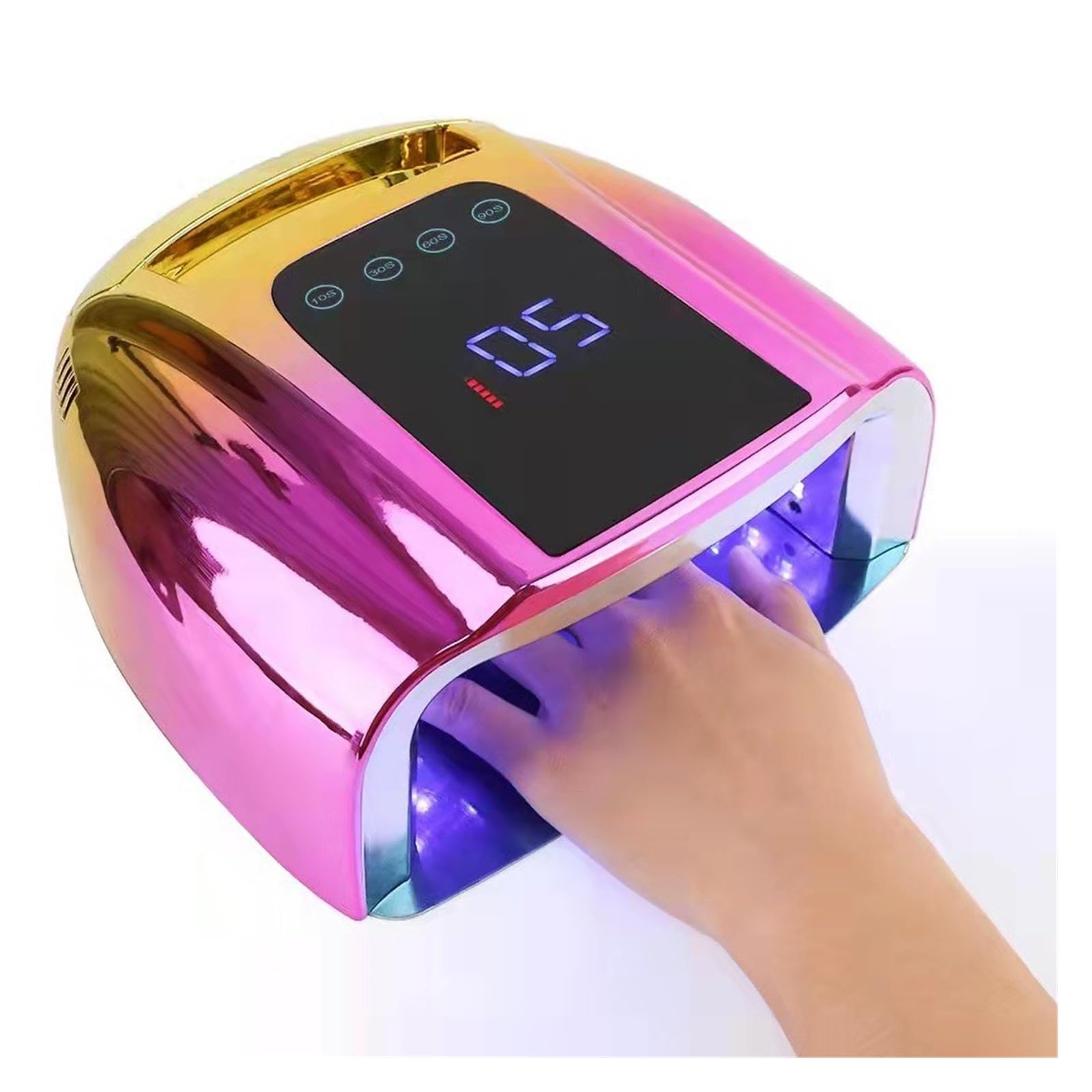 Lampa UV do paznokci, Lampa LED UV do paznokci 96 W Akumulator Lampa do paznokci Suszarka Bezprzewodowa lampa żelowa Profesjonalna lampa UV Led Żel Polski Suszenie paznokci Do wszystkich lakierów do p