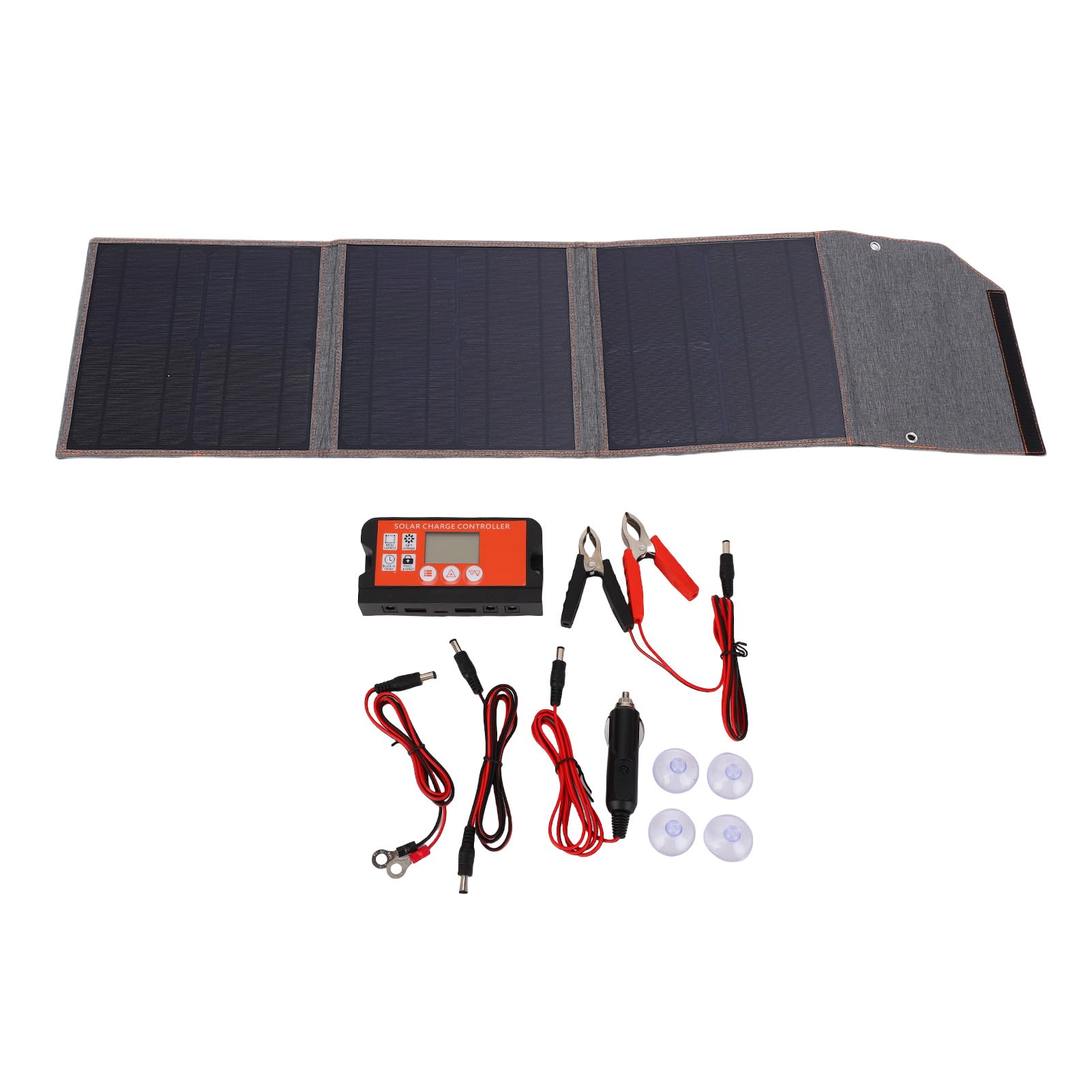 Tangxi Tragbares Solarpanel-Ladegerät, Wasserdicht, 100 W, mit Multifunktionsausgang für Reisende und Abenteurer, Leichtes Monokristallines Silizium
