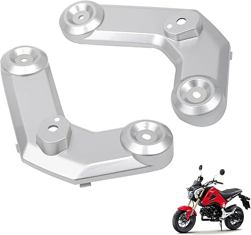 Mokuo Panel lateral de faro plateado para motocicleta, compatible con Honda Grom Msx 125 2013-2016, kit de piezas de carenado