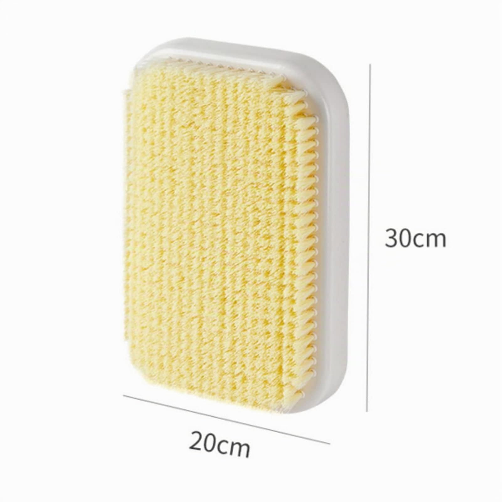 Limpiador de espalda montado en la pared para ducha, cepillo corporal exfoliante, arandela trasera de silicona manos libres para limpieza profunda y masaje, adecuado para hombres y mujeres