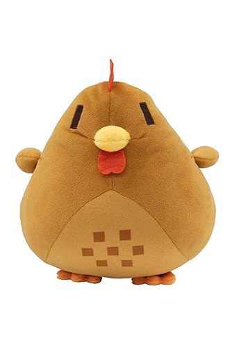 Cekalue Video Game Valley Chicken Plush Toy 7.87" Stuffed Animal Pillow Hen Doll Figure Kids Gift Home Decor Stardew Merch - Brown - One Size