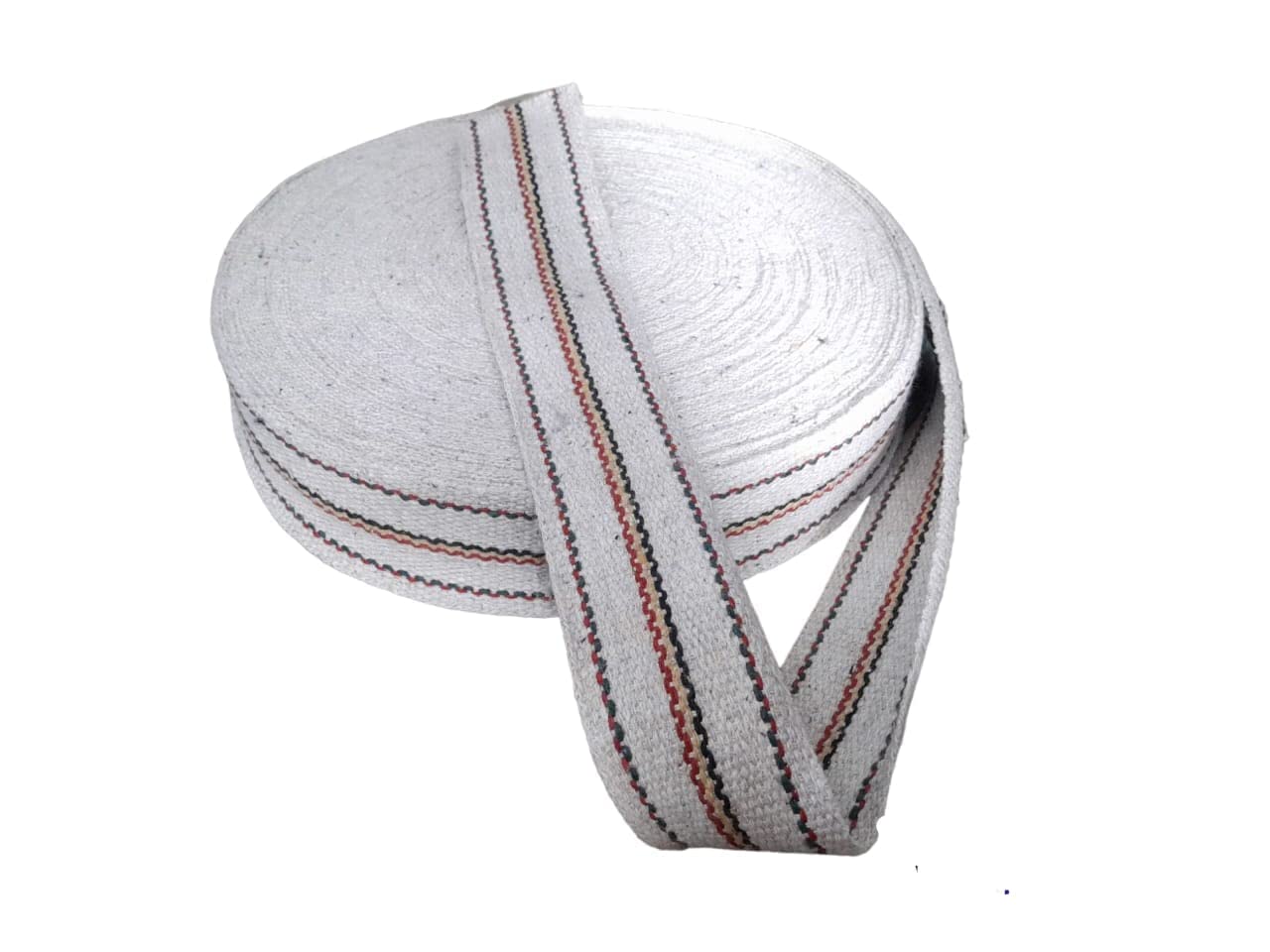 Basrah Niwar White Cotton Niwar For Bed And Folding Size is(3×6feet) (4×6feet)