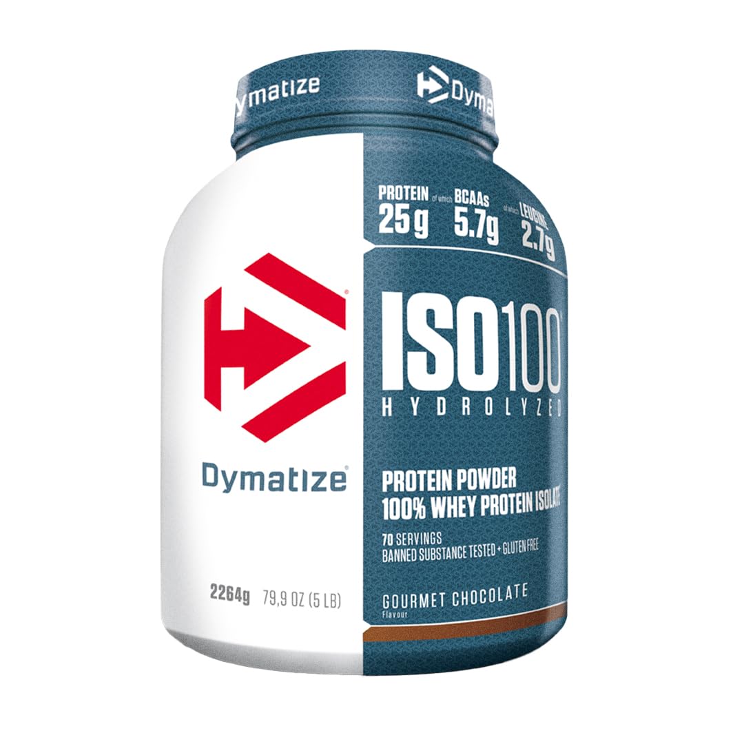 ISO 100 Hydrolyzed Gourmet Chocolate 100 2264g - Whey Protein Hydrolysat + Isolate Powder