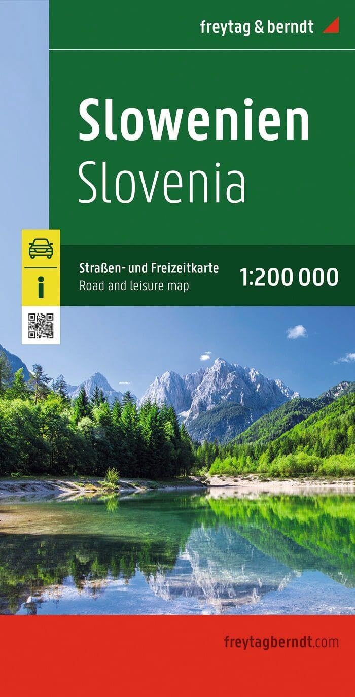 Slovenia: Road and Leisure Map